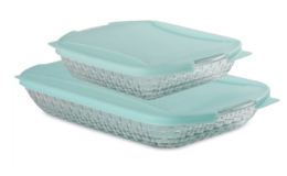 Anchor Hocking Basketweave Embossed 4-Piece Bakeware Bundle $14.93 (Reg. $58)