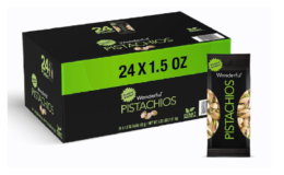 33% Off Wonderful Pistachios In Shell, Roasted and Salted Nuts, 1.5 Ounce Bag at Amazon