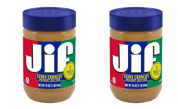 Extra 25% Off + $7.20 Off Coupon | Jif Extra Crunchy Peanut Butter, 16 Ounces (Pack of 12) {Amazon} | $1.49 Each