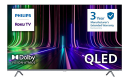 Philips 65" Class 7900 Series 4K QLED Smart TV just $289.91 at Sam's Club