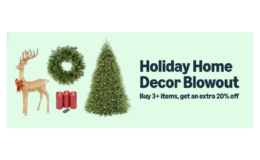 Up to 80% off Holiday Home on Woot + Buy 3 Items Get Extra 20% Off | Christmas Village, National Tree Company, & More