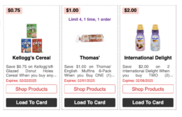 Over $200 in New ShopRite eCoupons -Save on International Delight, Kellogg's, Thomas'& More