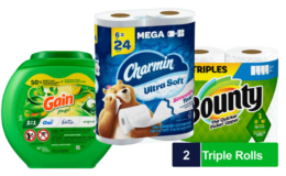 Pay $15 for $41 worth of Gain Flings, Charmin & Bounty at CVS! Just Use Your Phone