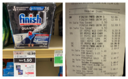 Hot!  Finish Ultimate 28 ct & Quantum 36 ct Dishwasher Tabs Just $0.49 at ShopRite !{Ibotta  Rebate}