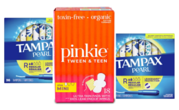 Pay $10.84 for $25 in Tampax Pearl & Pinkie Teen at Target! {Ibotta}