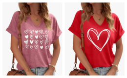 50% off Valentine Shirts {Amazon}