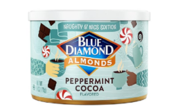 59% Off Blue Diamond Almonds, Peppermint Cocoa Snack Nuts, 6 Oz at Amazon