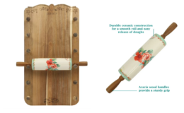 The Pioneer Woman Painted Meadows 26-inch x 14-inch Ceramic Rolling Pin with Holder just $19.98 (reg. $79.98) at Walmart!