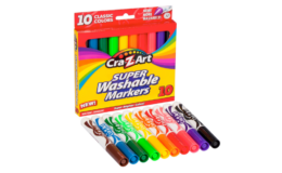 65% Off Cra-Z-Art Classic Super Washable Markers 10 pk at Amazon