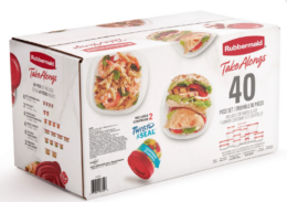 FREE Rubbermaid TakeAlongs 40-Pc Food Storage Container Set from Walmart! {Top Cash Back - New Members}