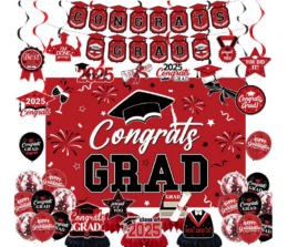 40% off Grad Decor, Plates, Napkins & Cups on Amazon | LOTS of Colors!