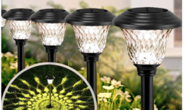 60% off 8 Pack Solar Pathway Lights on Amazon | Super Low Price