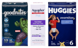 $12 for $35 worth of Huggies Diapers & Aquaphor Diaper Cream at Stop & Shop {Instant Savings}