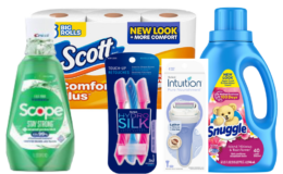 New $5/$25 Dollar General Coupon | $9.95 for $25.20 in Schick, Scott, Snuggle & more | Just Use Your Phone! {02/22 ONLY}