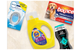 Bounce, Downy, Febreze, Gain or Tide Simply Household Products just 4 for $10 at Walgreens