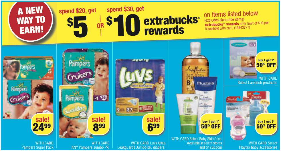 Pampers & Luvs Jumbo Pack Diapers Only $3.86 at CVS! {9/15} | Living ...