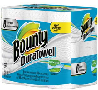 New Bounty Paper Towel Printable Coupons $1/1 Bounty DuraTowels