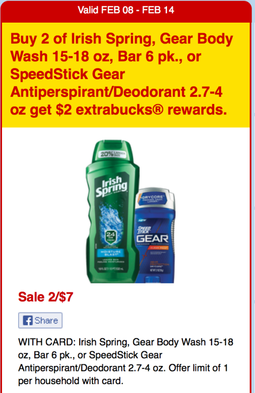 New 2/1 Irish Spring Body Wash Coupon Only 0.50 at CVS! Living