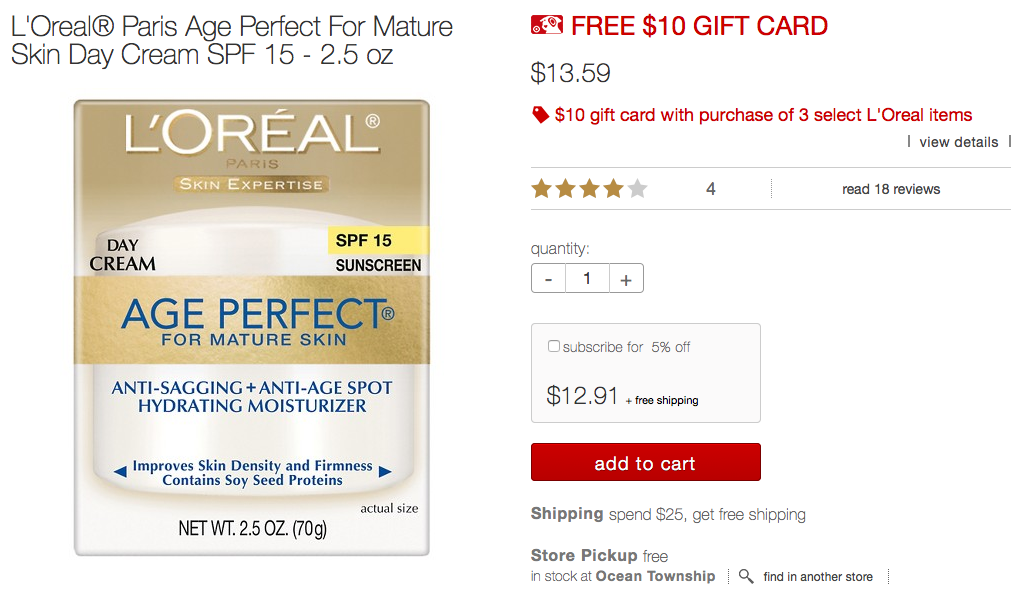New $3/1 L'Oreal Paris Age Perfect Skincare Coupon + Deals! | Living ...