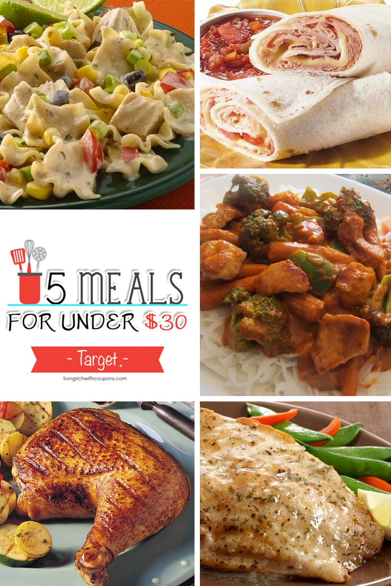 5 Meals for Under $30 at Target – Week ending 7/11/15 | Living Rich ...