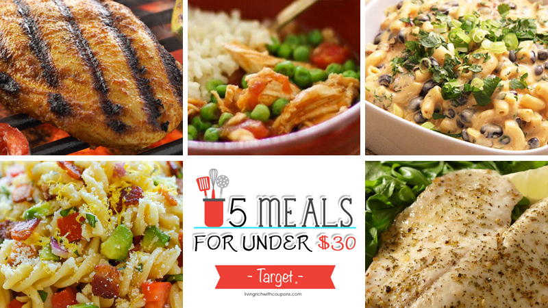 5 Meals for Under $30 at Target – Week ending 7/25/15 | Living Rich ...