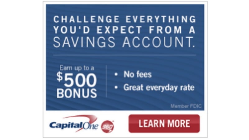 capital one 360 savings login