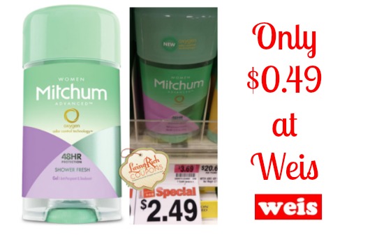 Mitchum Deodorant Only $0.49 At Weis Markets 