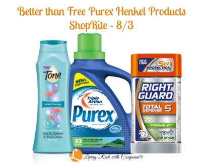 Hot! Better Than FREE Purex Henkel Products at ShopRite! {8/3} | Living ...